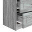 Natskab Grå sonoma-eg 62 x 34,5 x 44,5 cm Konstrueret træ