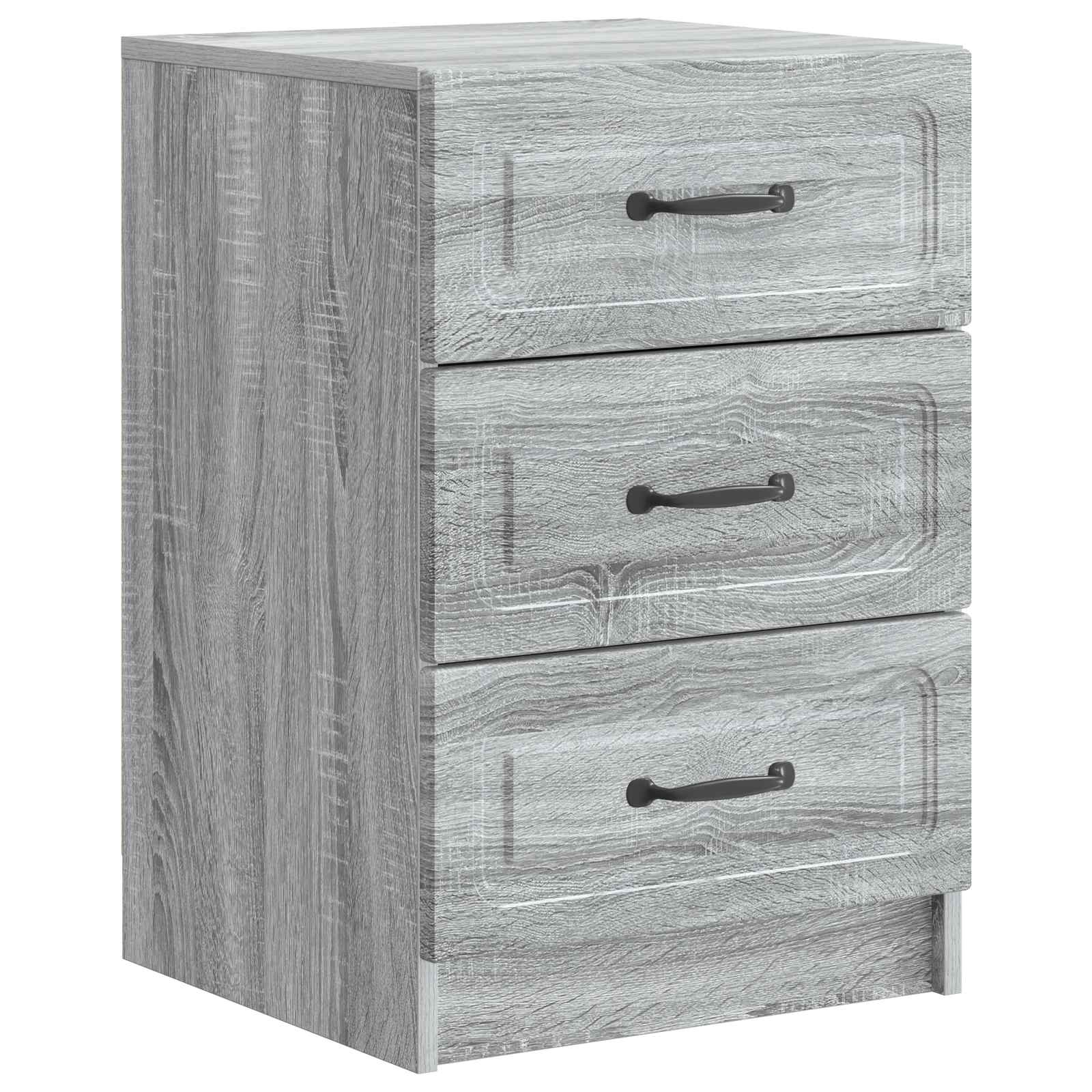 Natskab Grå sonoma-eg 43 x 41 x 63,5 cm Konstrueret træ billede