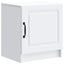 Natskab 2 pcs Hvid 43 x 34,5 x 47 cm Konstrueret træ