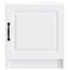 Natskab 2 pcs Hvid 43 x 34,5 x 47 cm Konstrueret træ
