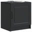 Natskab 2 pcs Sort 43 x 34,5 x 47 cm Konstrueret træ