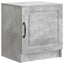 Natskab 2 pcs Betongrå 43 x 34,5 x 47 cm Konstrueret træ