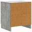 Natskab 2 pcs Betongrå 43 x 34,5 x 47 cm Konstrueret træ