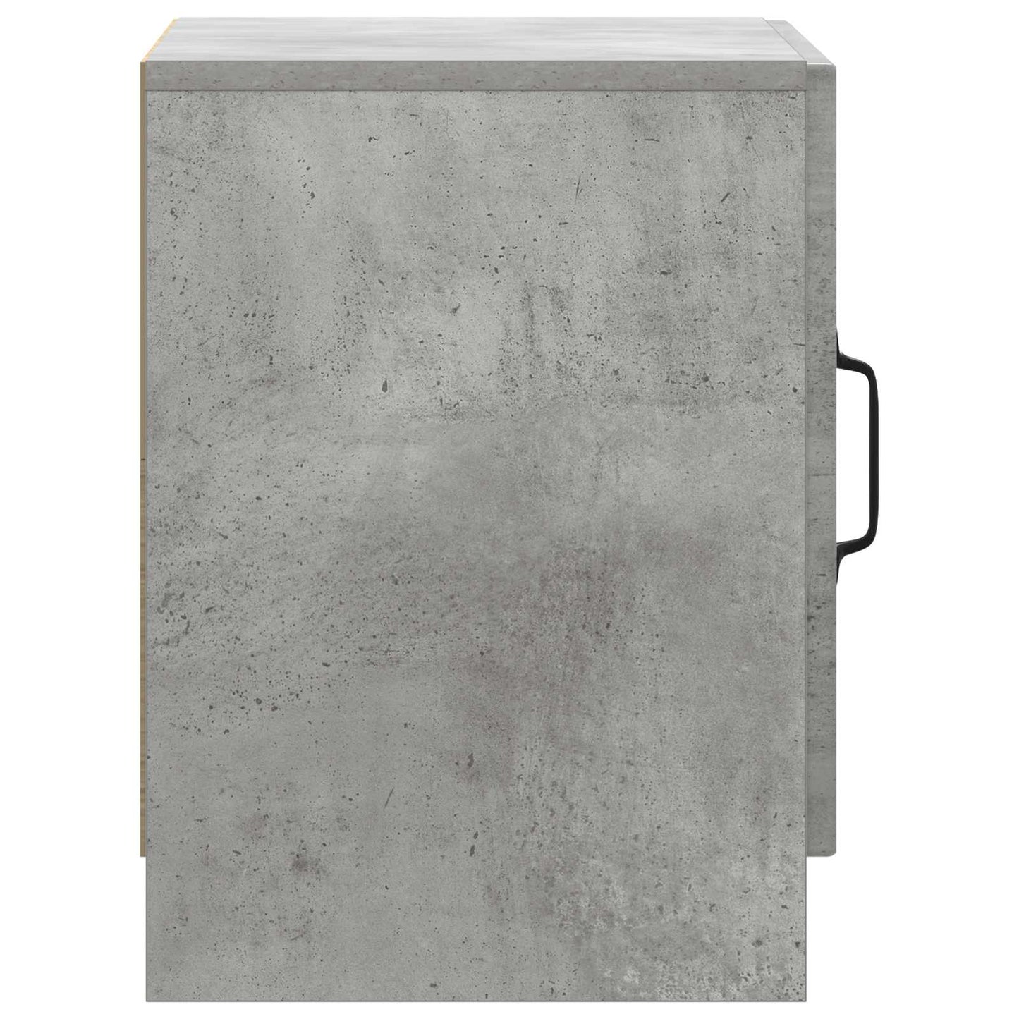 Natskab 2 pcs Betongrå 43 x 34,5 x 47 cm Konstrueret træ