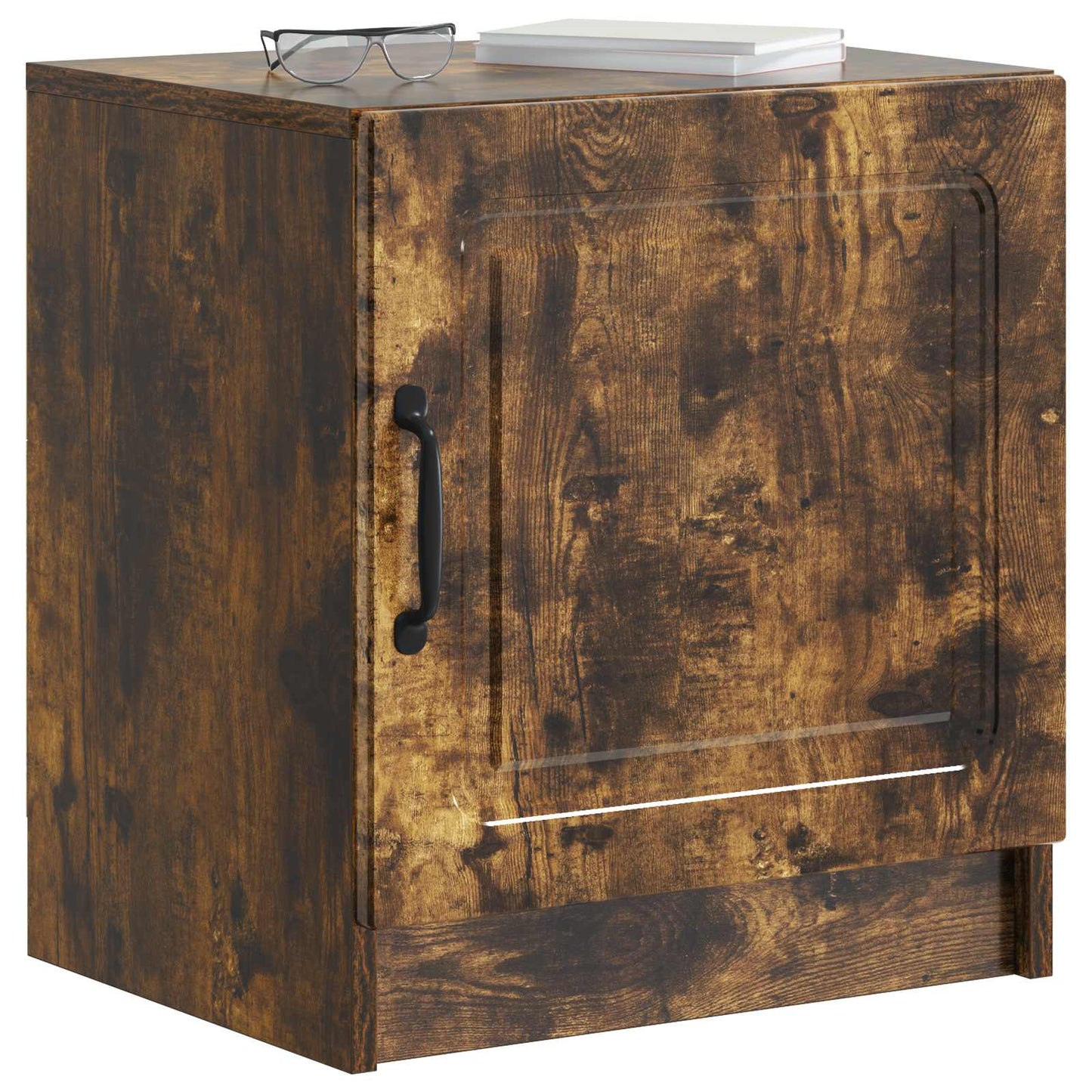 Natskab 2 pcs Røget eg 43 x 34,5 x 47 cm Konstrueret træ