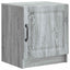 Natskab 2 pcs Grå sonoma-eg 43 x 34,5 x 47 cm Konstrueret træ