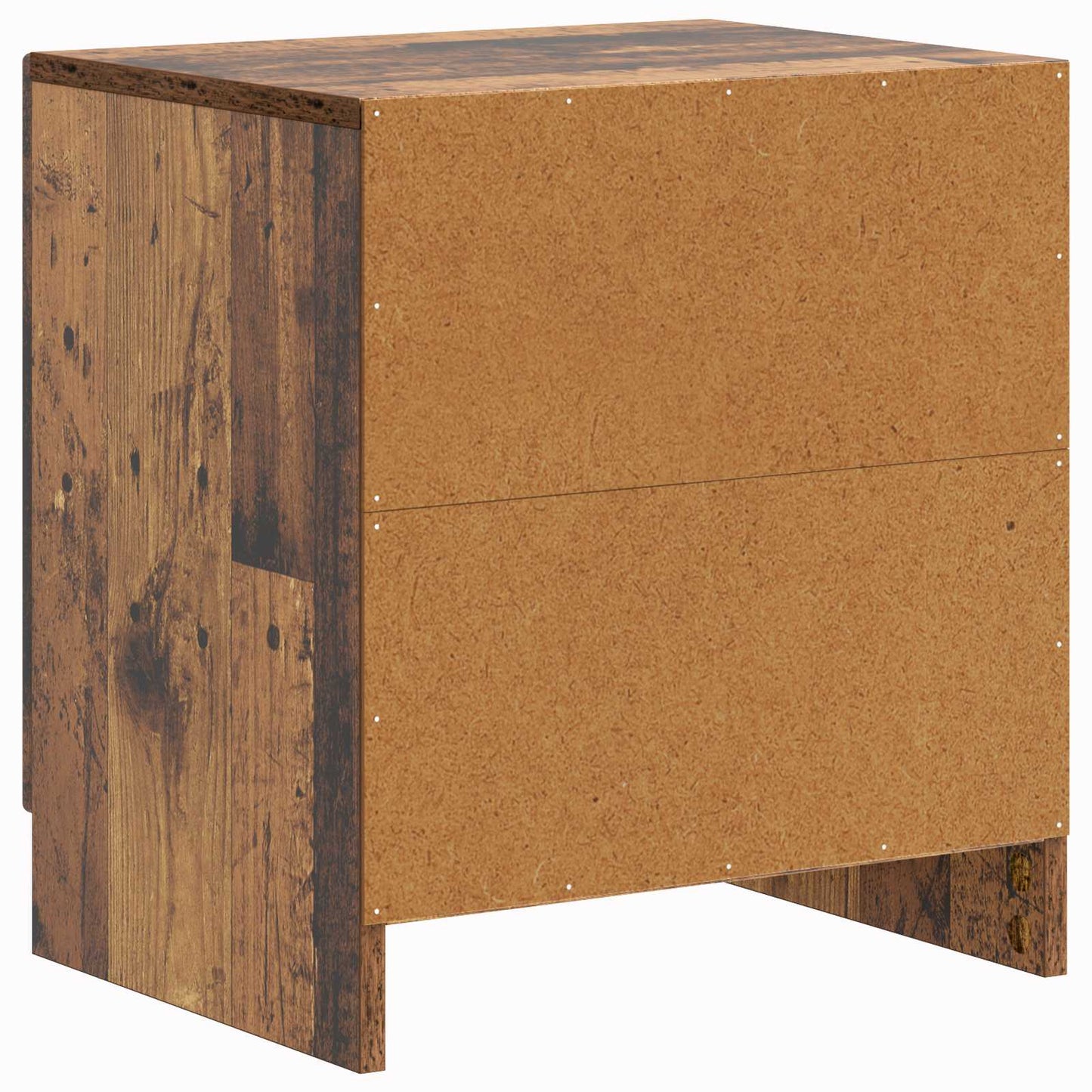 Natskab 2 stk. Gammelt træ 43 x 34,5 x 47 cm Konstrueret træ