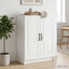 Sideboard Hvid 66 x 34,5 x 87 cm Konstrueret træ