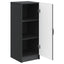 Sideboard Sort 33 x 34,5 x 87 cm Konstrueret træ