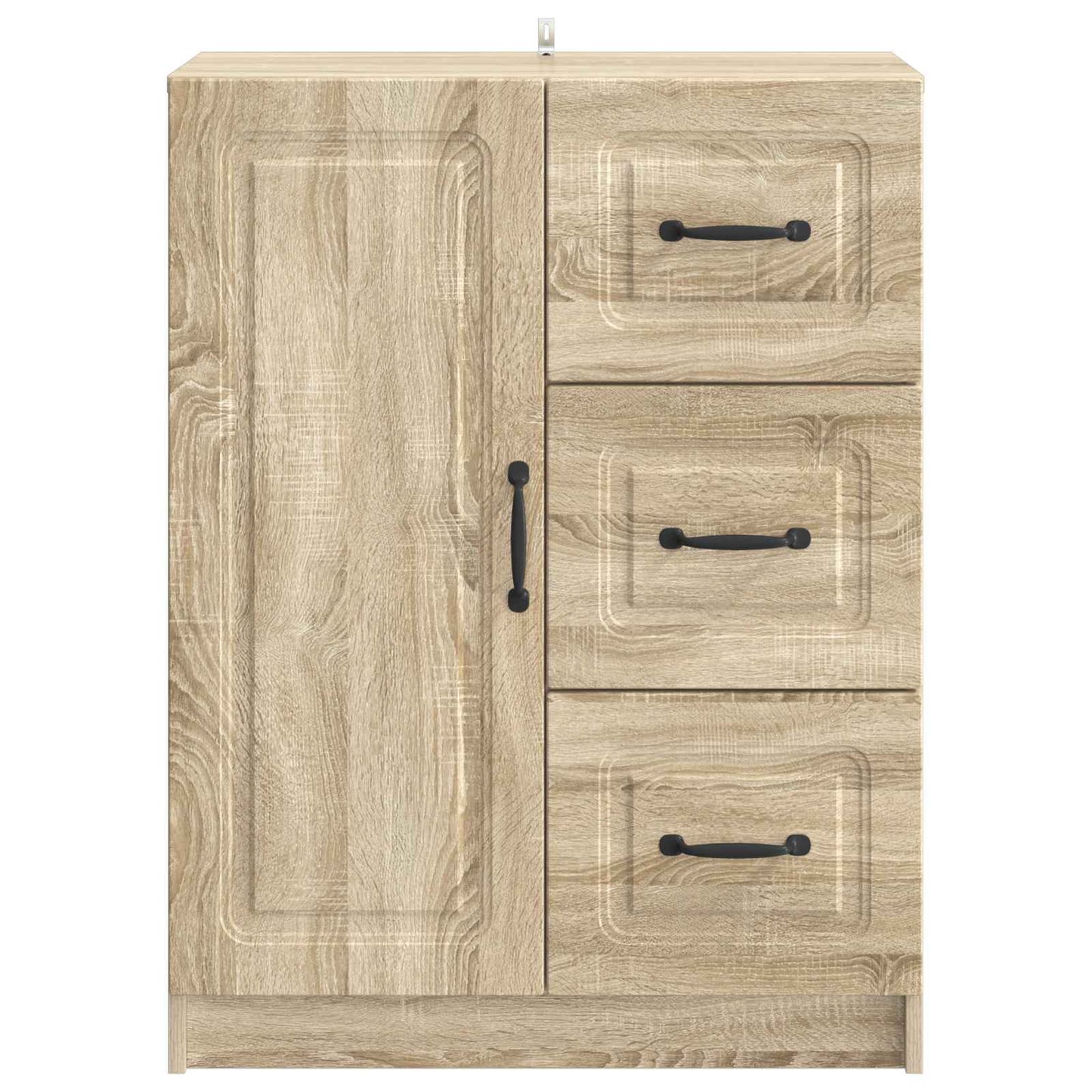 Sideboard Sonoma-eg 66 x 34,5 x 87 cm Konstrueret træ