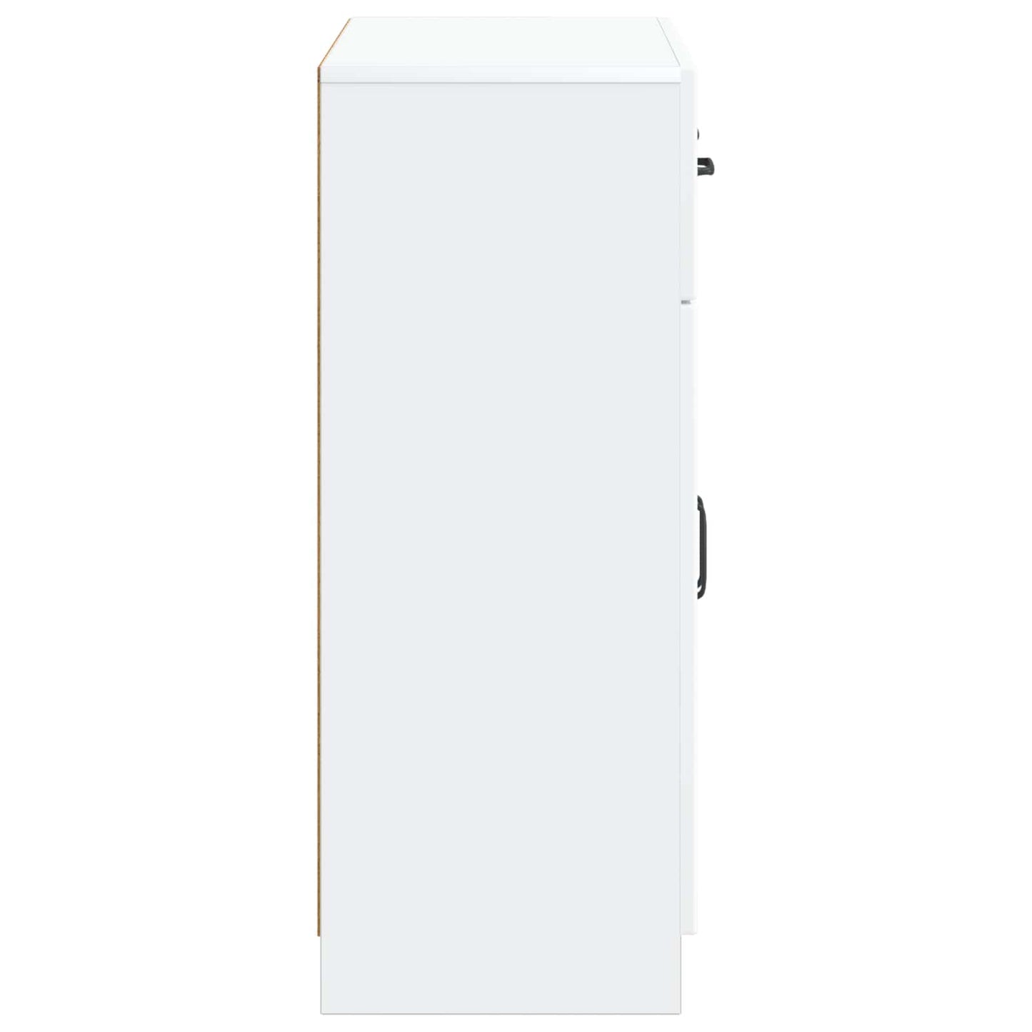 Sideboard Hvid 66 x 34,5 x 87 cm Konstrueret træ