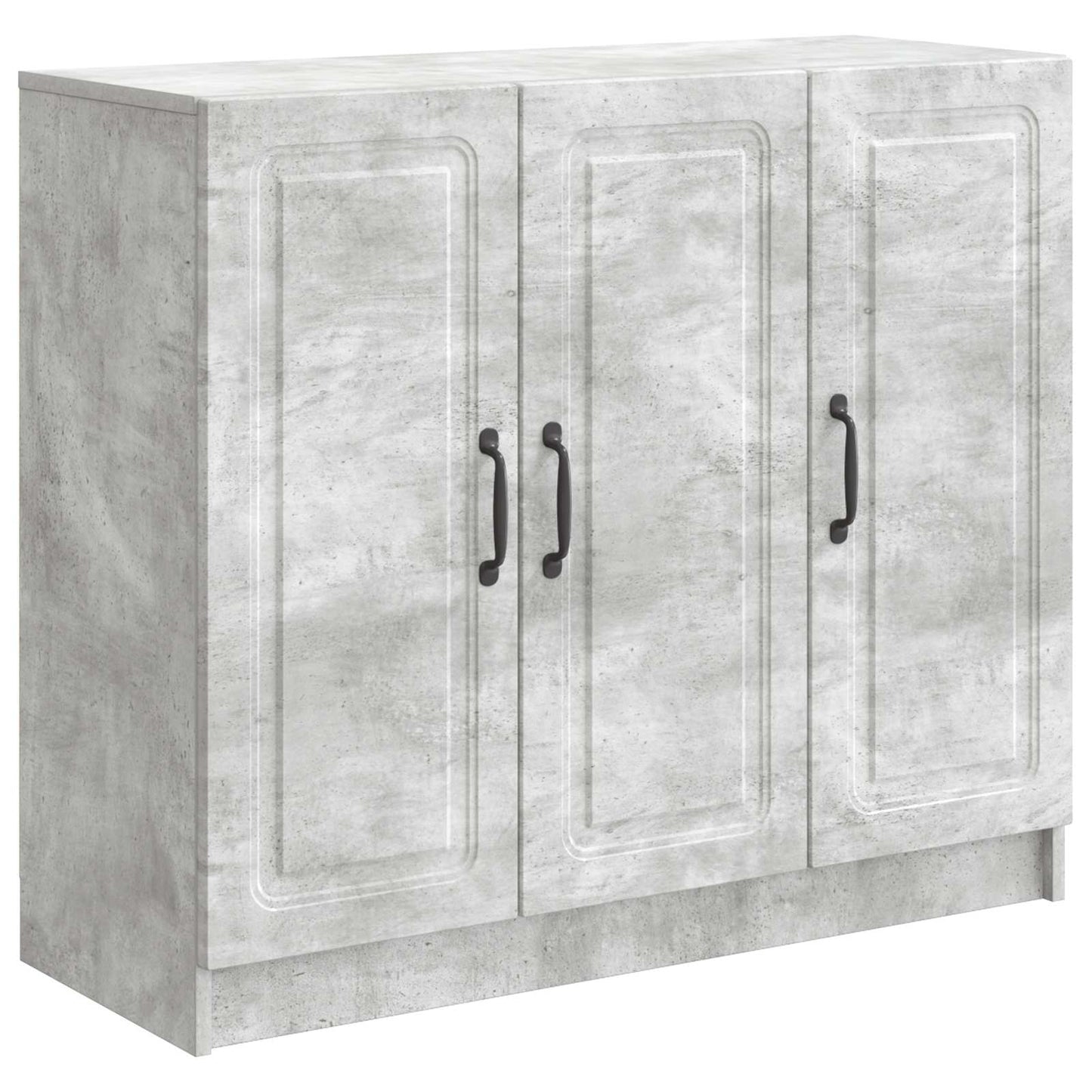 Sideboard Betongrå 89 x 34,5 x 77 cm Konstrueret træ