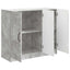 Sideboard Betongrå 89 x 34,5 x 77 cm Konstrueret træ