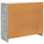 Sideboard Betongrå 89 x 34,5 x 77 cm Konstrueret træ