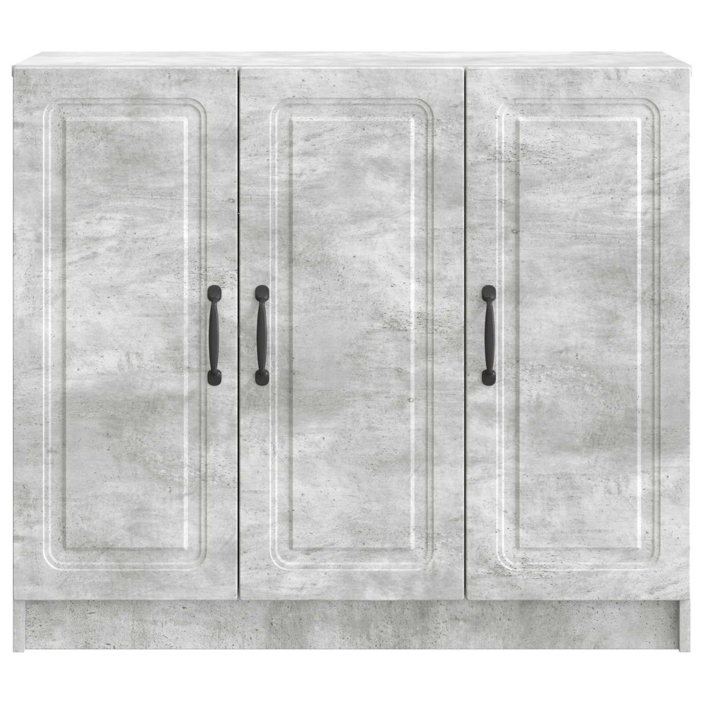 Sideboard Betongrå 89 x 34,5 x 77 cm Konstrueret træ