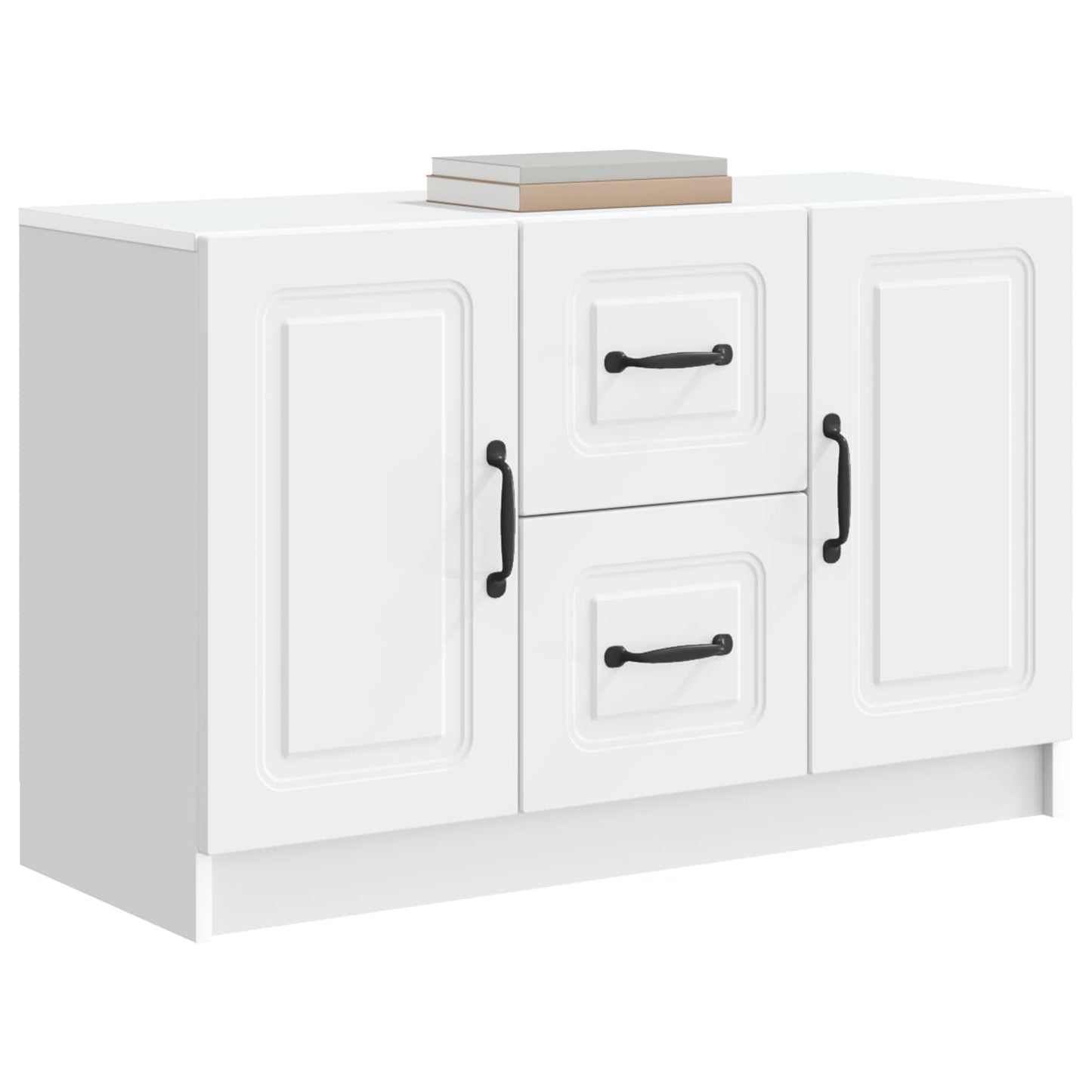 Sideboard Hvid 89 x 34,5 x 57 cm Konstrueret træ