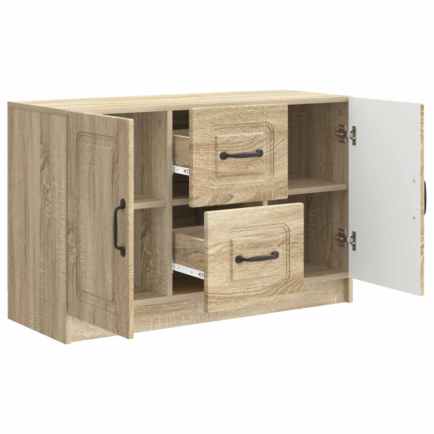 Sideboard Sonoma-eg 89 x 34,5 x 57 cm Konstrueret træ