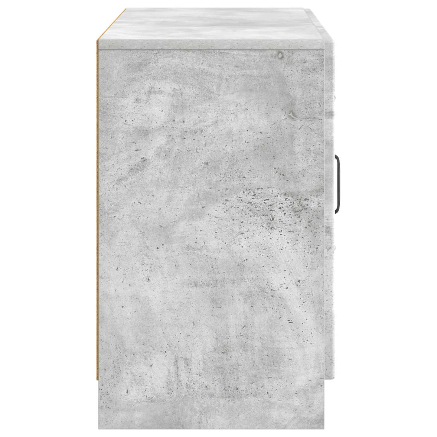 Sideboard med skuffe Betongrå 89 x 34,5 x 57 cm Konstrueret træ