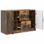 Sideboard med skuffe Røget eg 89 x 34,5 x 57 cm Konstrueret træ