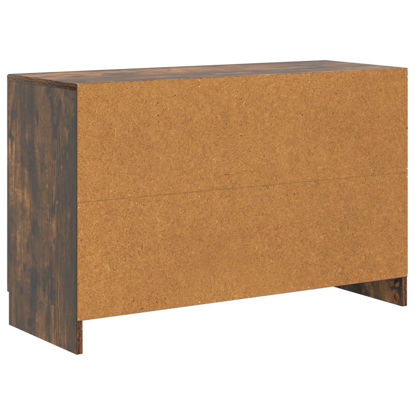 Sideboard med skuffe Røget eg 89 x 34,5 x 57 cm Konstrueret træ