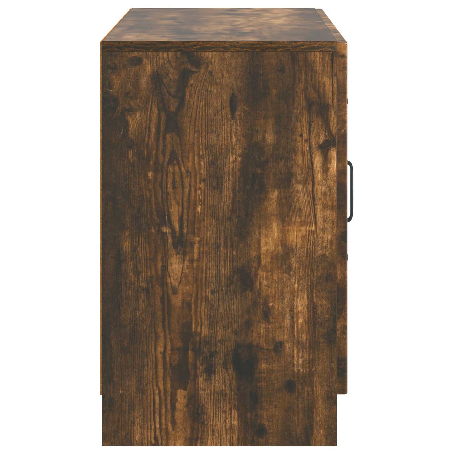 Sideboard med skuffe Røget eg 89 x 34,5 x 57 cm Konstrueret træ