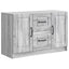 Sideboard Grå sonoma-eg 89 x 34,5 x 57 cm Konstrueret træ