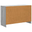 Sideboard Grå sonoma-eg 89 x 34,5 x 57 cm Konstrueret træ
