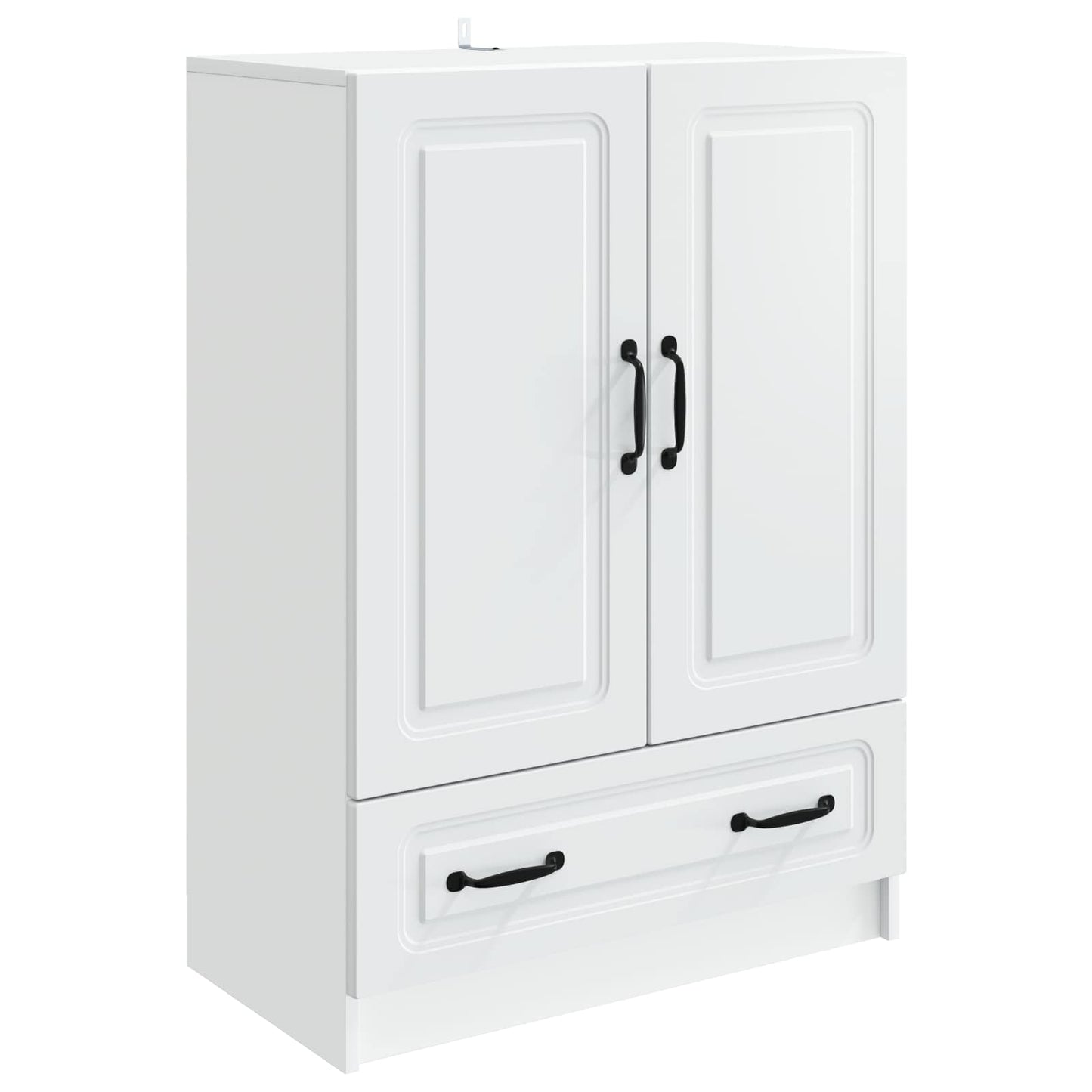 Sideboard Hvid 66 x 34,5 x 92 cm Konstrueret træ