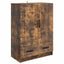 Sideboard med skuffe Røget eg 66 x 34,5 x 92 cm Konstrueret træ