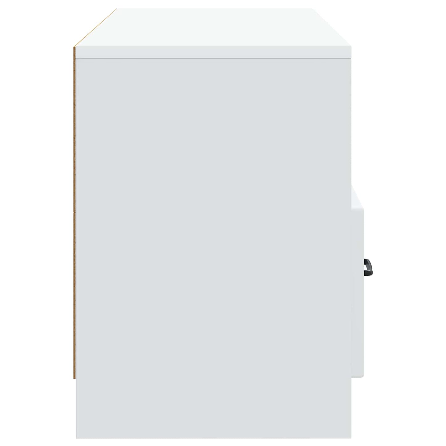 TV-skab med skuffe Hvid 102 x 34,5 x 47 cm Konstrueret træ