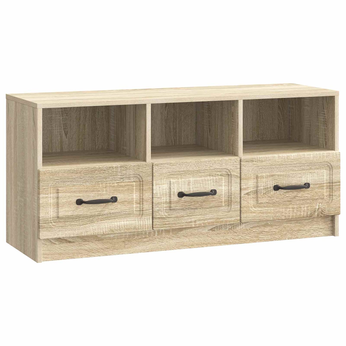 TV-skab med skuffe Sonoma-eg 102 x 34,5 x 47 cm Konstrueret træ