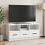 TV-skab Hvid højglans 102 x 34,5 x 47 cm Konstrueret træ