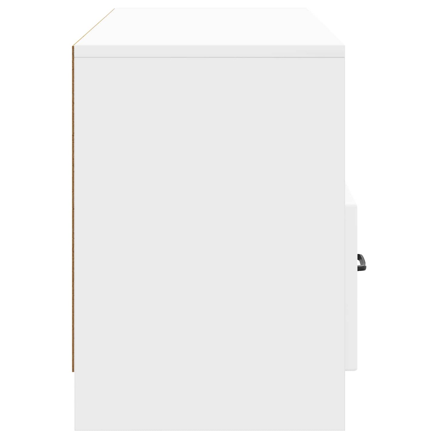 TV-skab Hvid højglans 102 x 34,5 x 47 cm Konstrueret træ