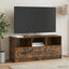 TV-skab med skuffe Røget eg 102 x 34,5 x 47 cm Konstrueret træ