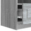 TV-skab Grå sonoma-eg 102 x 34,5 x 47 cm Konstrueret træ