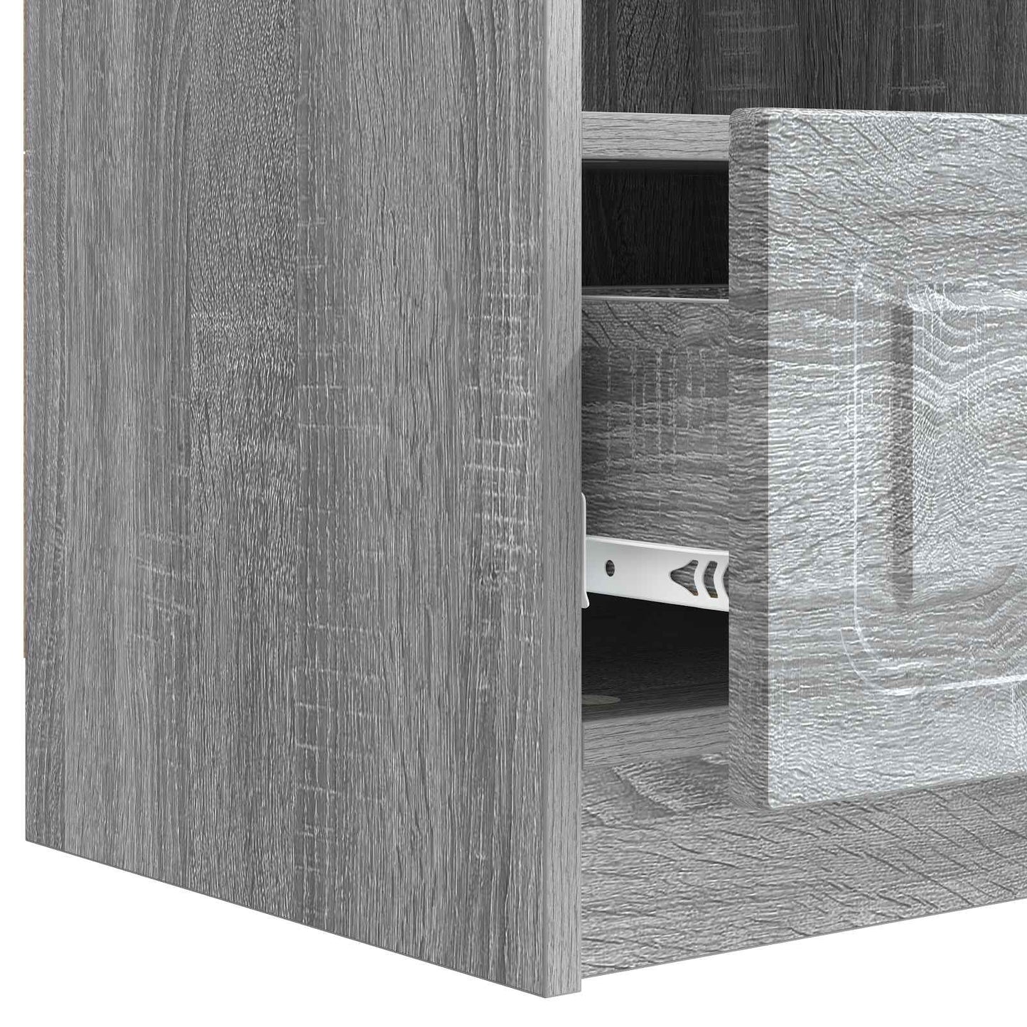 TV-skab Grå sonoma-eg 102 x 34,5 x 47 cm Konstrueret træ