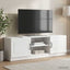 TV-skab Hvid højglans 150 x 31 x 47 cm Konstrueret træ