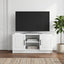 TV-skab Hvid 102 x 34,5 x 47 cm Konstrueret træ
