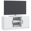 TV-skab Hvid 102 x 34,5 x 47 cm Konstrueret træ