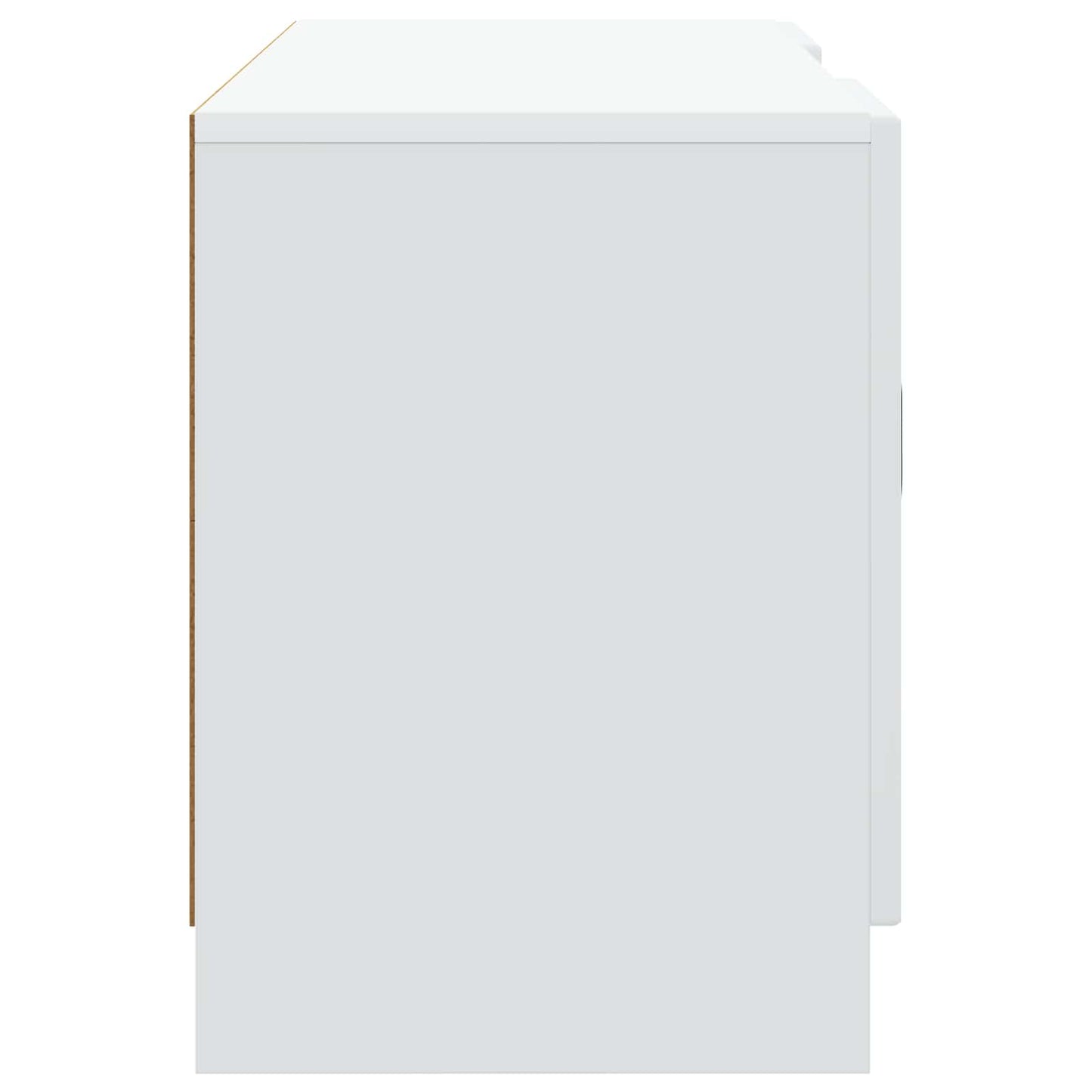 TV-skab Hvid 102 x 34,5 x 47 cm Konstrueret træ