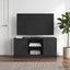 TV-skab Sort 102 x 34,5 x 47 cm Konstrueret træ