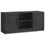 TV-skab Sort 102 x 34,5 x 47 cm Konstrueret træ