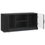 TV-skab Sort 102 x 34,5 x 47 cm Konstrueret træ