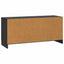 TV-skab Sort 102 x 34,5 x 47 cm Konstrueret træ