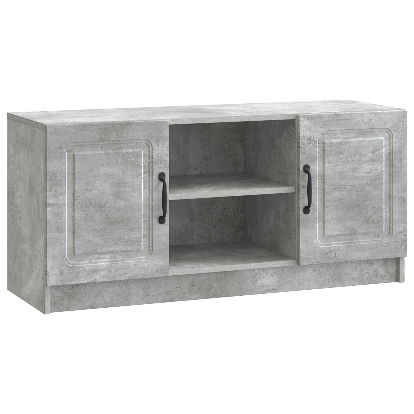 TV-skab Betongrå 102 x 34,5 x 47 cm Konstrueret træ