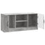 TV-skab Betongrå 102 x 34,5 x 47 cm Konstrueret træ
