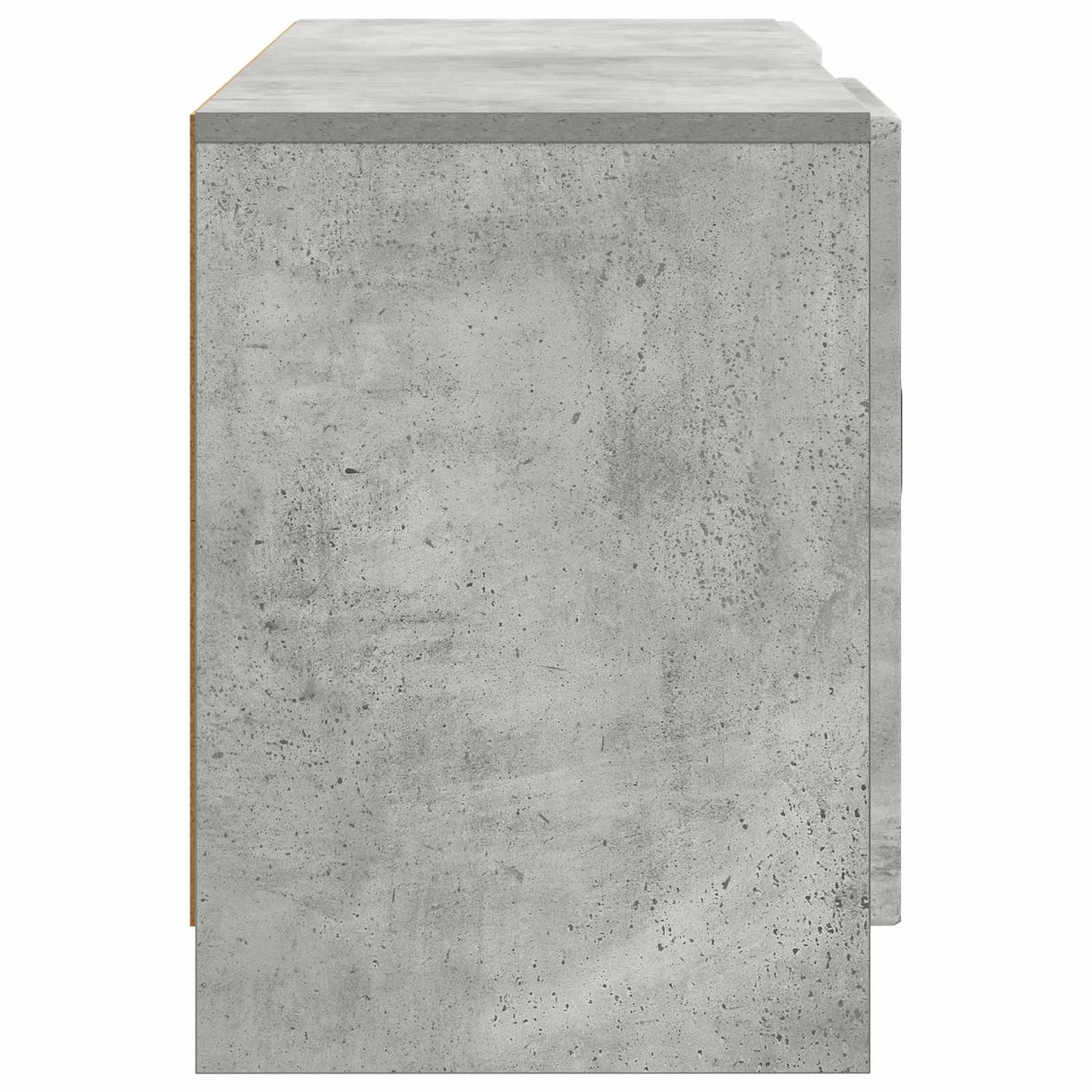 TV-skab Betongrå 102 x 34,5 x 47 cm Konstrueret træ