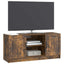 TV-skab Røget eg 102 x 34,5 x 47 cm Konstrueret træ