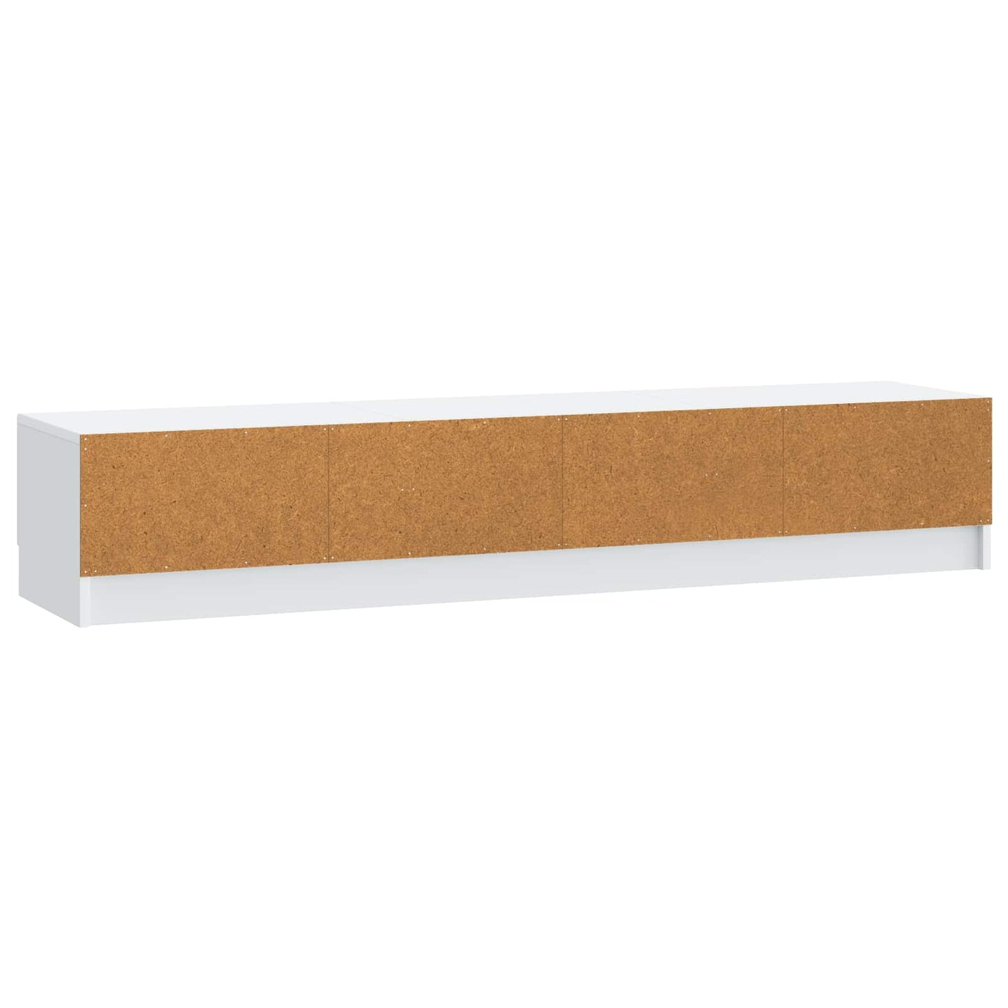 TV-skab med skuffe Hvid 147 x 34,5 x 27 cm Konstrueret træ