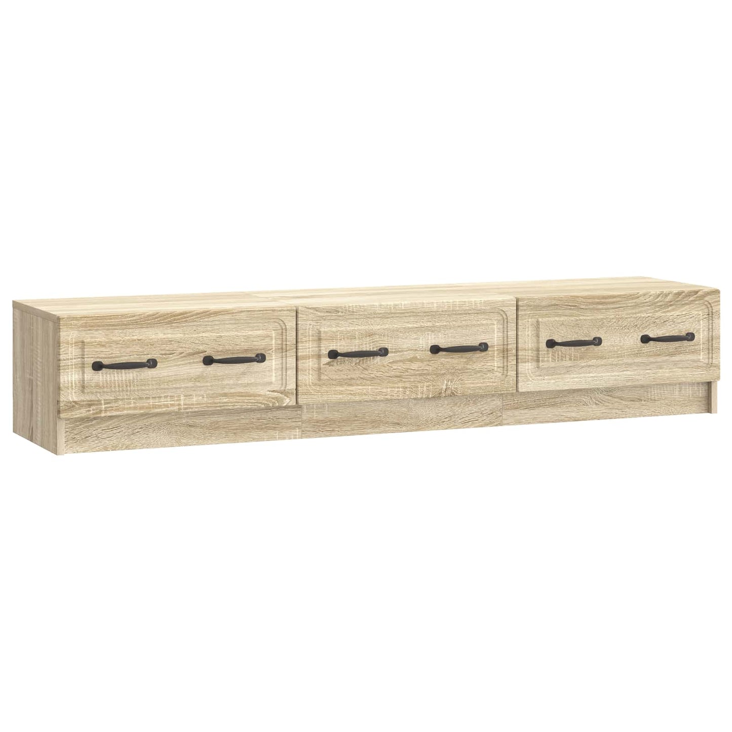 TV-skab med skuffe Sonoma-eg 147 x 34,5 x 27 cm Konstrueret træ